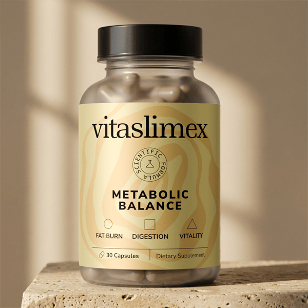 Vitaslimex Dose auf Stein im Sonnenlicht